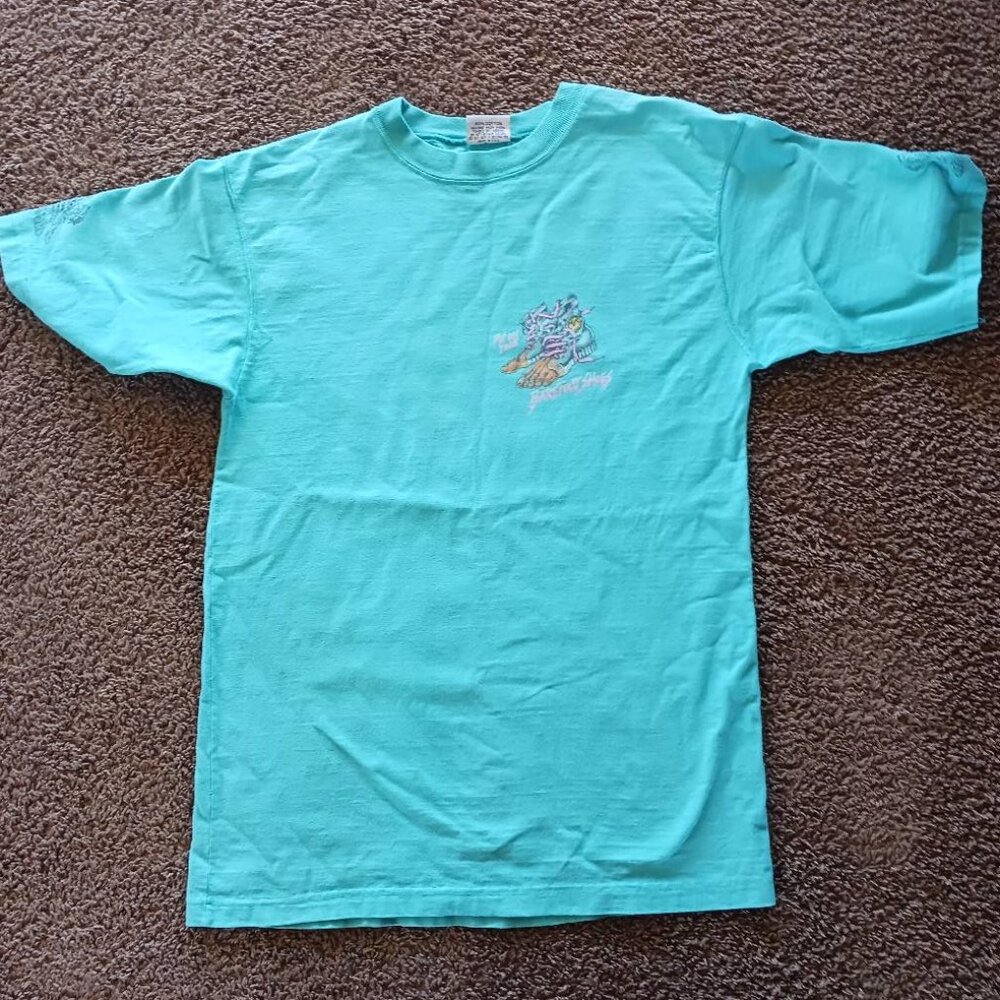 Vintage 1990s Jimmy Buffet Carribean Soul "Put on Your Barefoot Shoes" T Shirt M